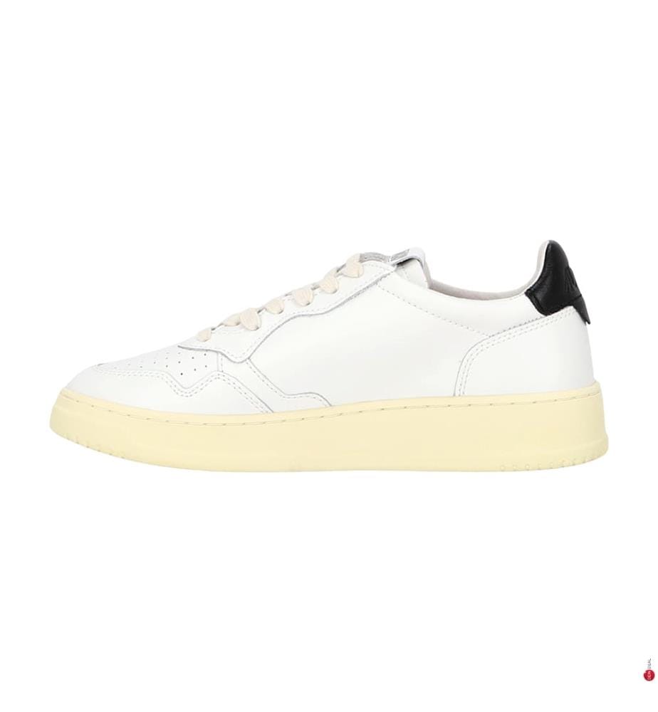 Baskets Medalist Low en Cuir - Blanc et Noir