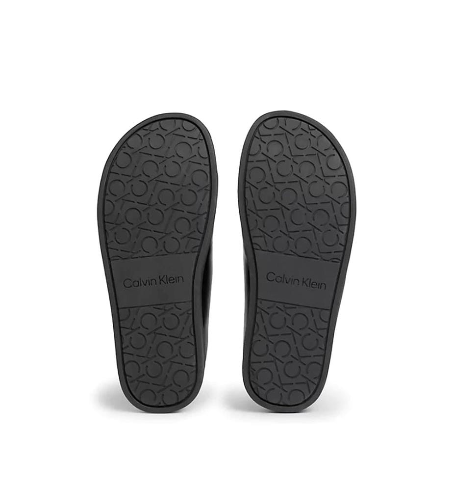 Ciabatte Flat Adj Slide - Nero