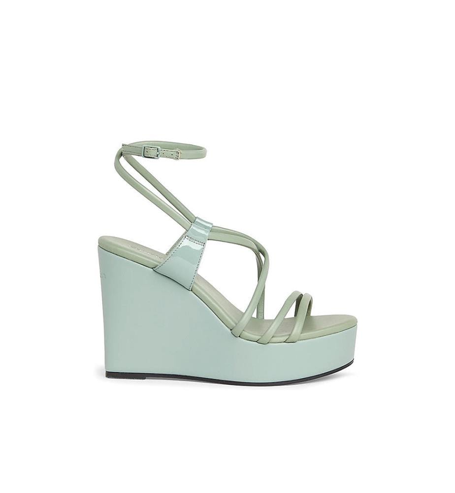 Sandales Compensées Wedge Sandal 70 Lth - Bleu Clair