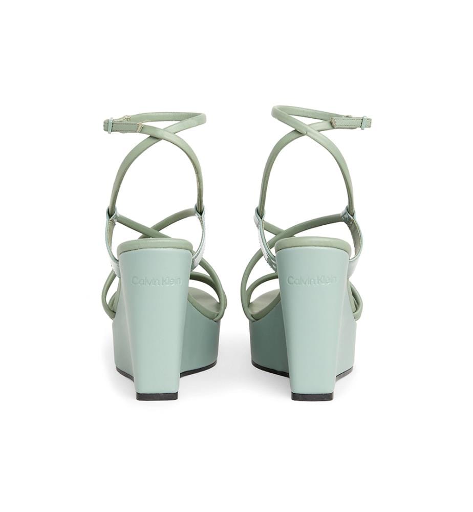 Sandales Compensées Wedge Sandal 70 Lth - Bleu Clair