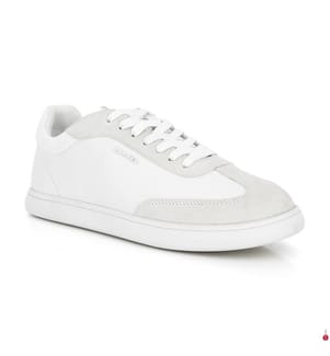 Leather Low Sneakers - White
