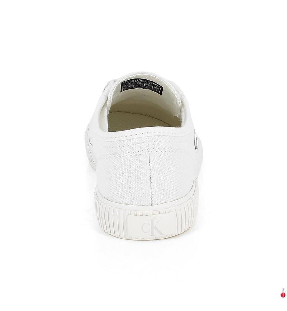 Baskets en toile à profil bas - Blanc