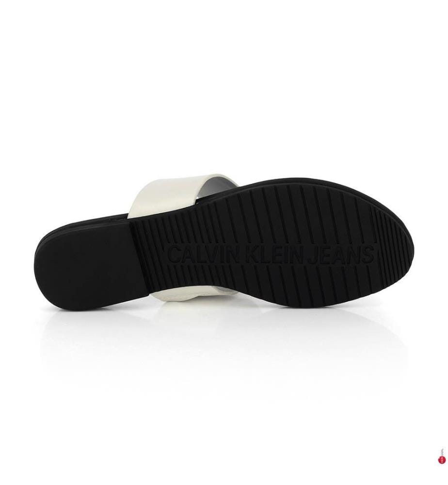 Flip-Flops aus Kunstleder - Weiss