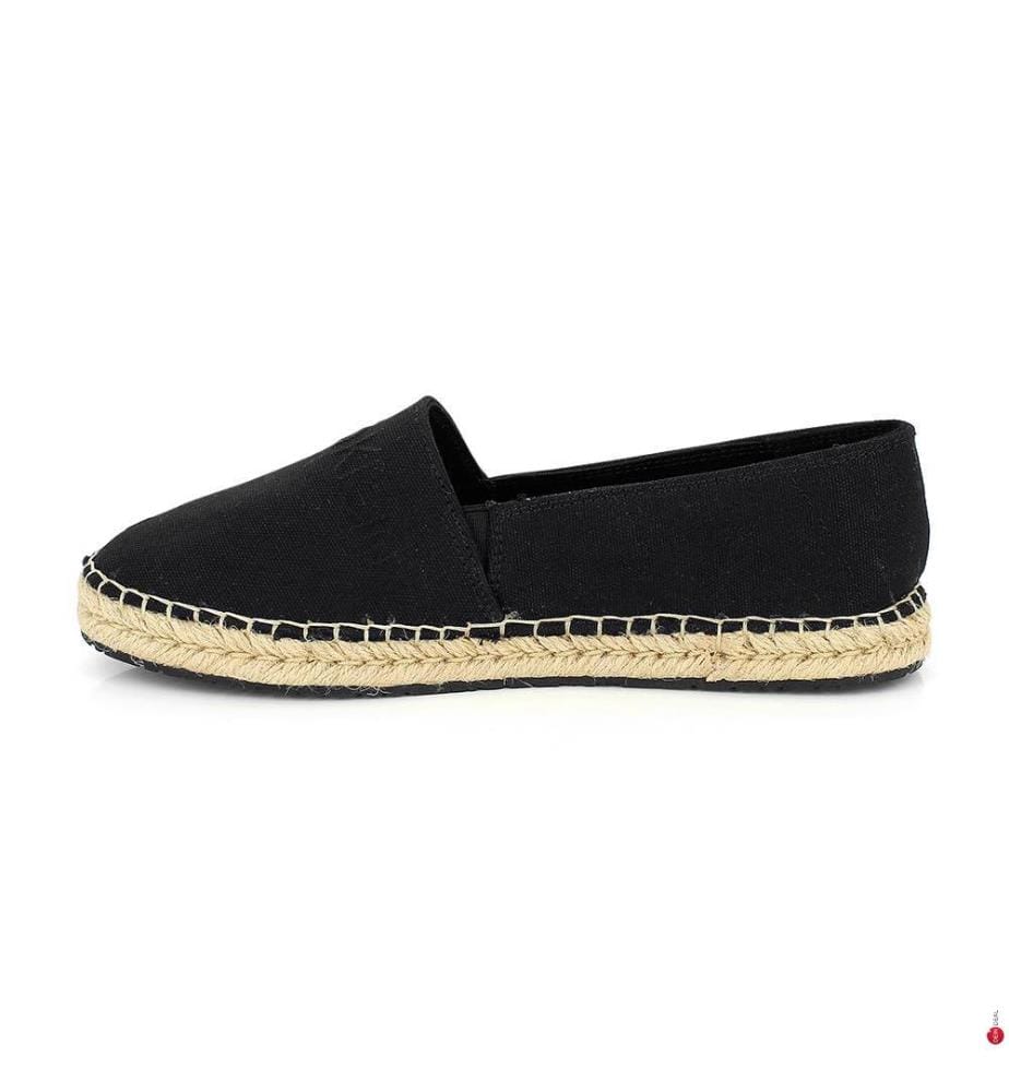 Espadrilles aus Canvas - Schwarz