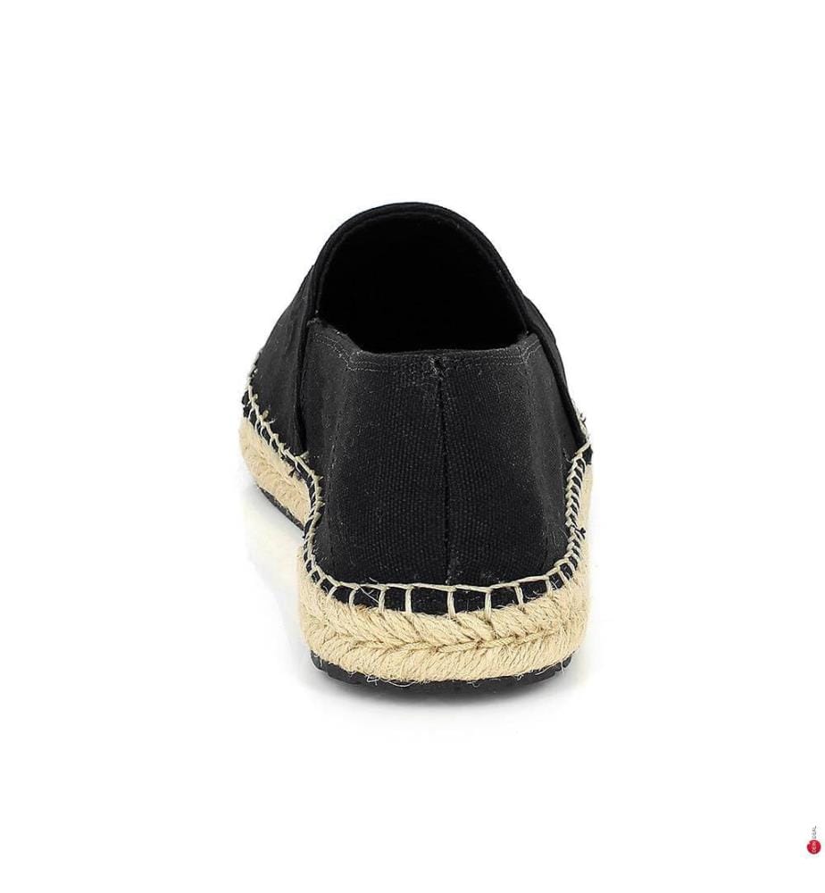 Espadrilles aus Canvas - Schwarz