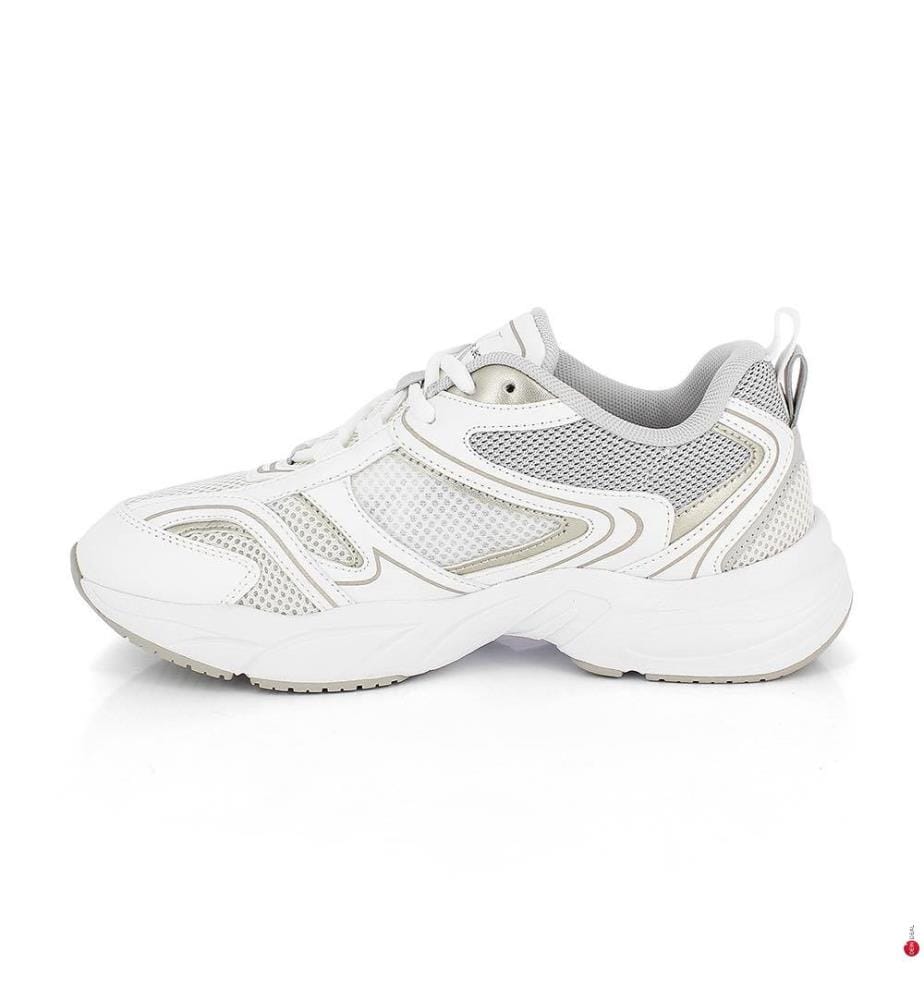 Baskets Retro Tennis - Blanc et Beige