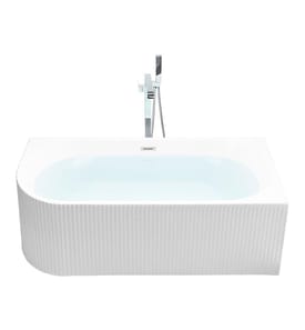 Baignoire d'angle GOCTA Côté gauche Blanc