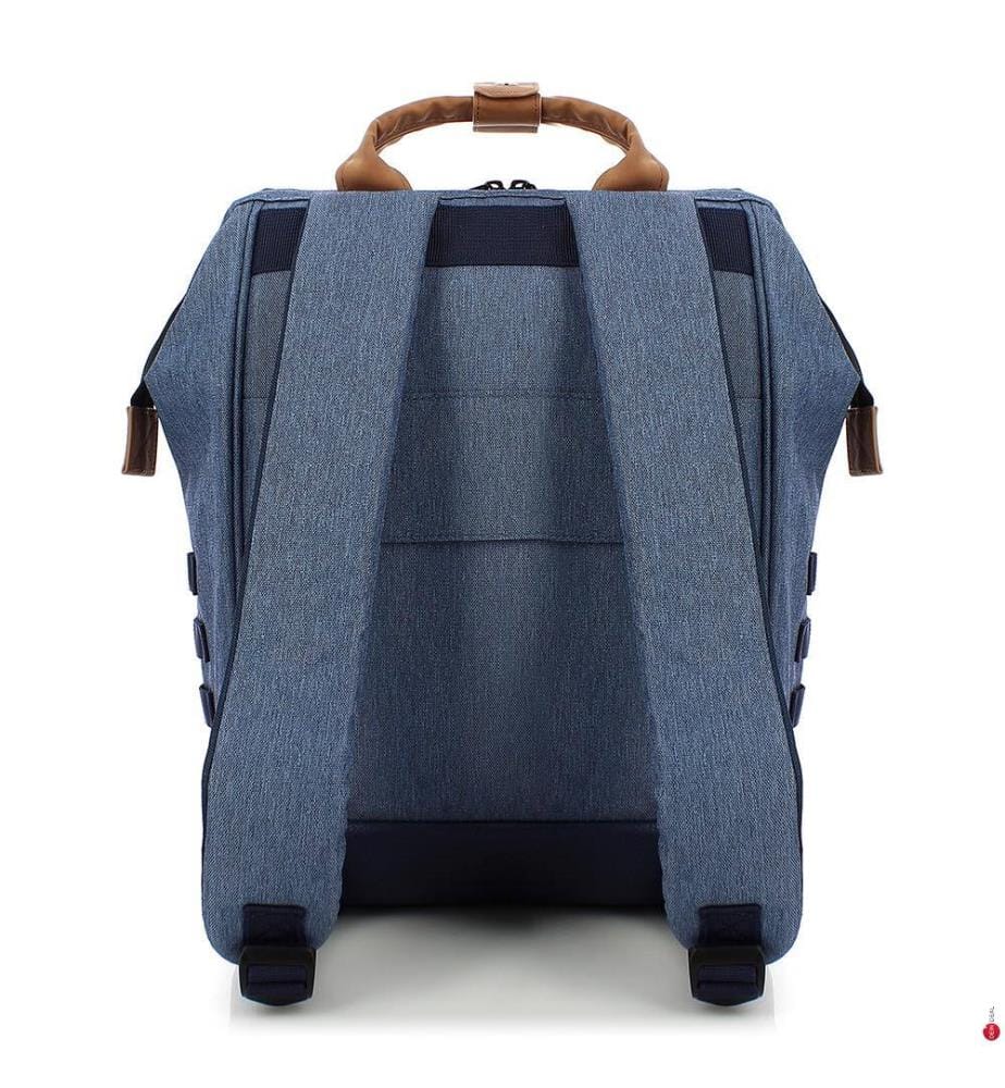 Rucksack mit 2 Auswechselbaren Vordertaschen Adventurer Medium 18 L Paris - Blau
