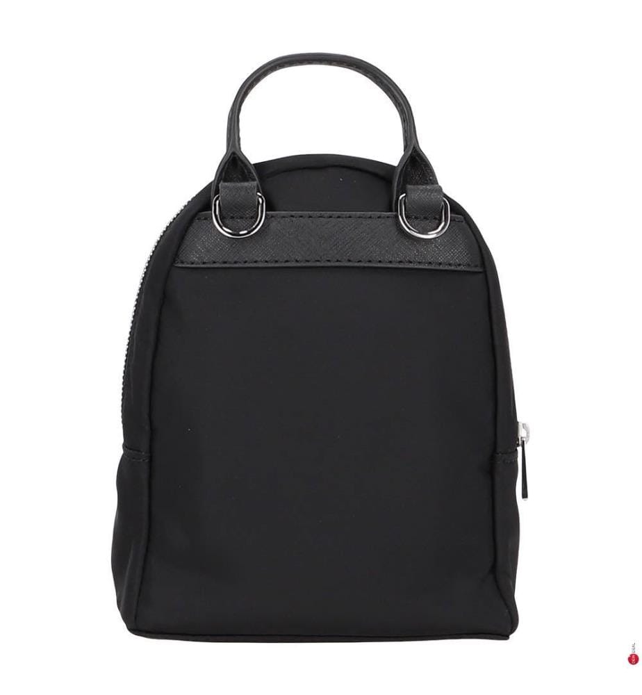 Mini borsa a tracolla in nylon Stevie - Nero