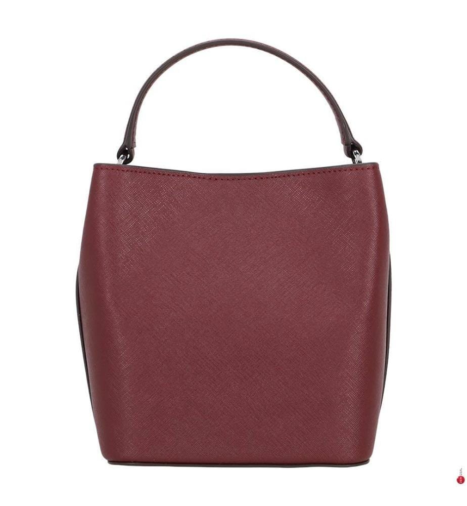 Borsa a secchiello piccola Reese - Dark & Garnet