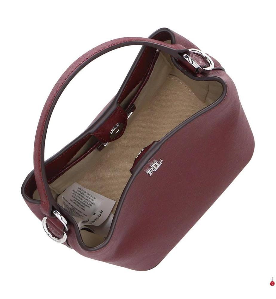 Borsa a secchiello piccola Reese - Dark & Garnet