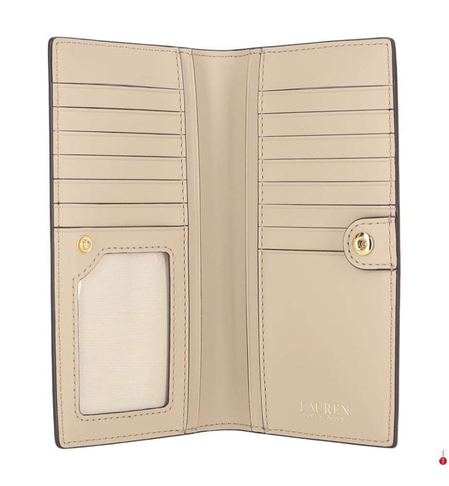 Brieftasche aus Leder - Beige