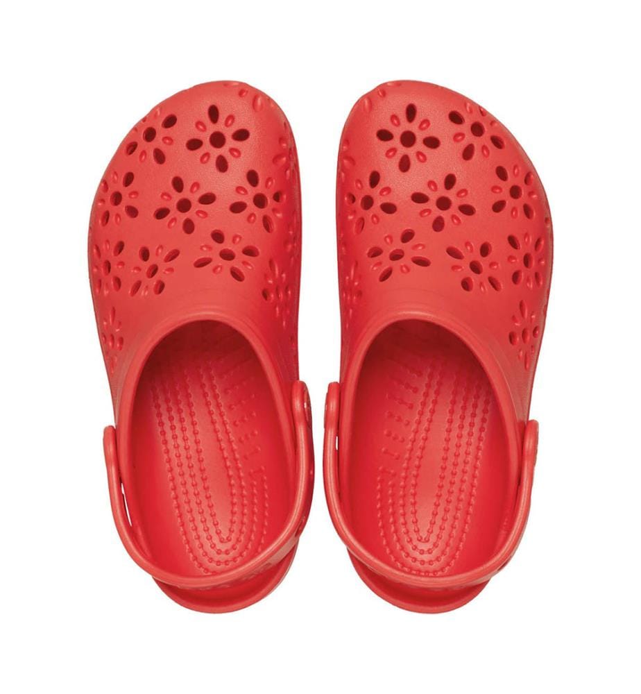 K's Classic Floral CutOut Clogs - Rot