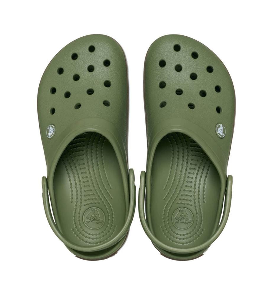Zoccoli Crocband Gum - Khaki e marrone