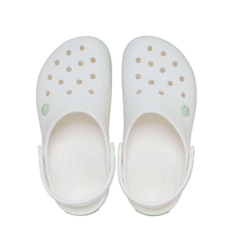 Sabots Crocband - Blanc/Vert serein