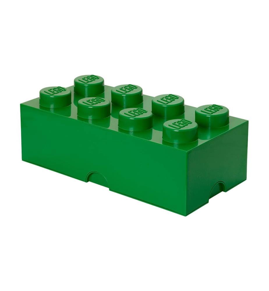 Mattone di stoccaggio a 8 blocchi - 500 x 250 x 180 mm - Verde scuro