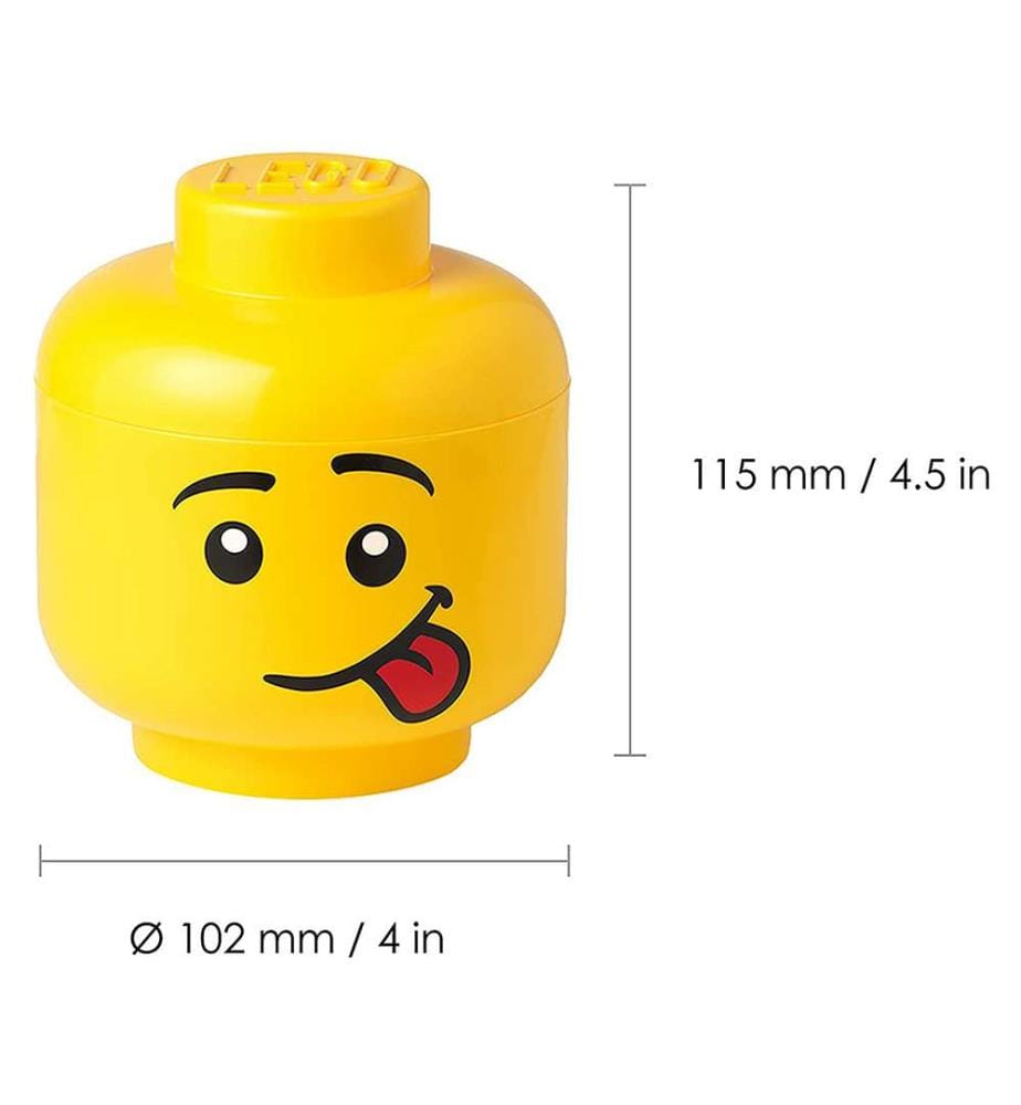 Mattone portaoggetti - Silly - Ø102 x 115 mm - Giallo