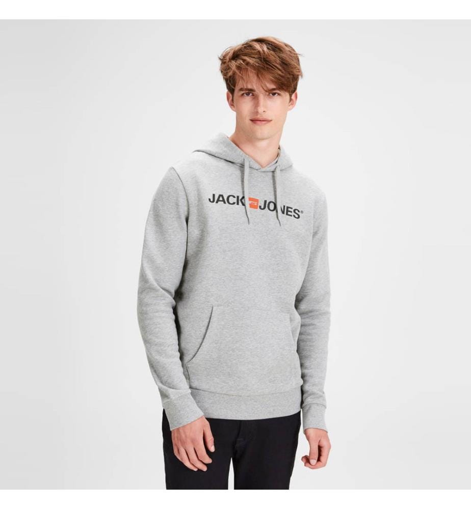 Corp Logo Hoodie - Hellgrau
