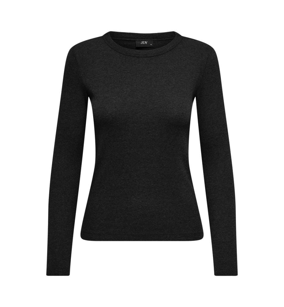 Top manica lunga - Nero
