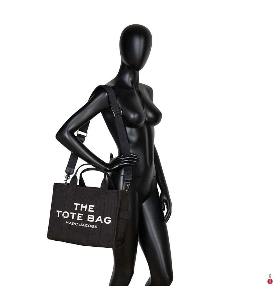 The Canvas Medium Tote Bag - Noir