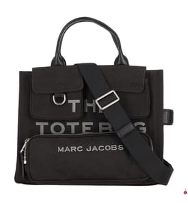 The Cargo Canvas Medium Tote Bag - Noir