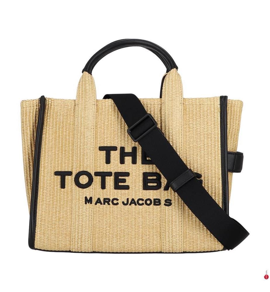 The Medium Woven Tote Bag - Natural