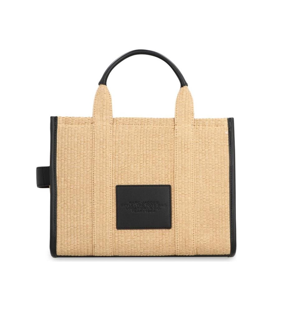 The Medium Woven Tote Bag - Naturel