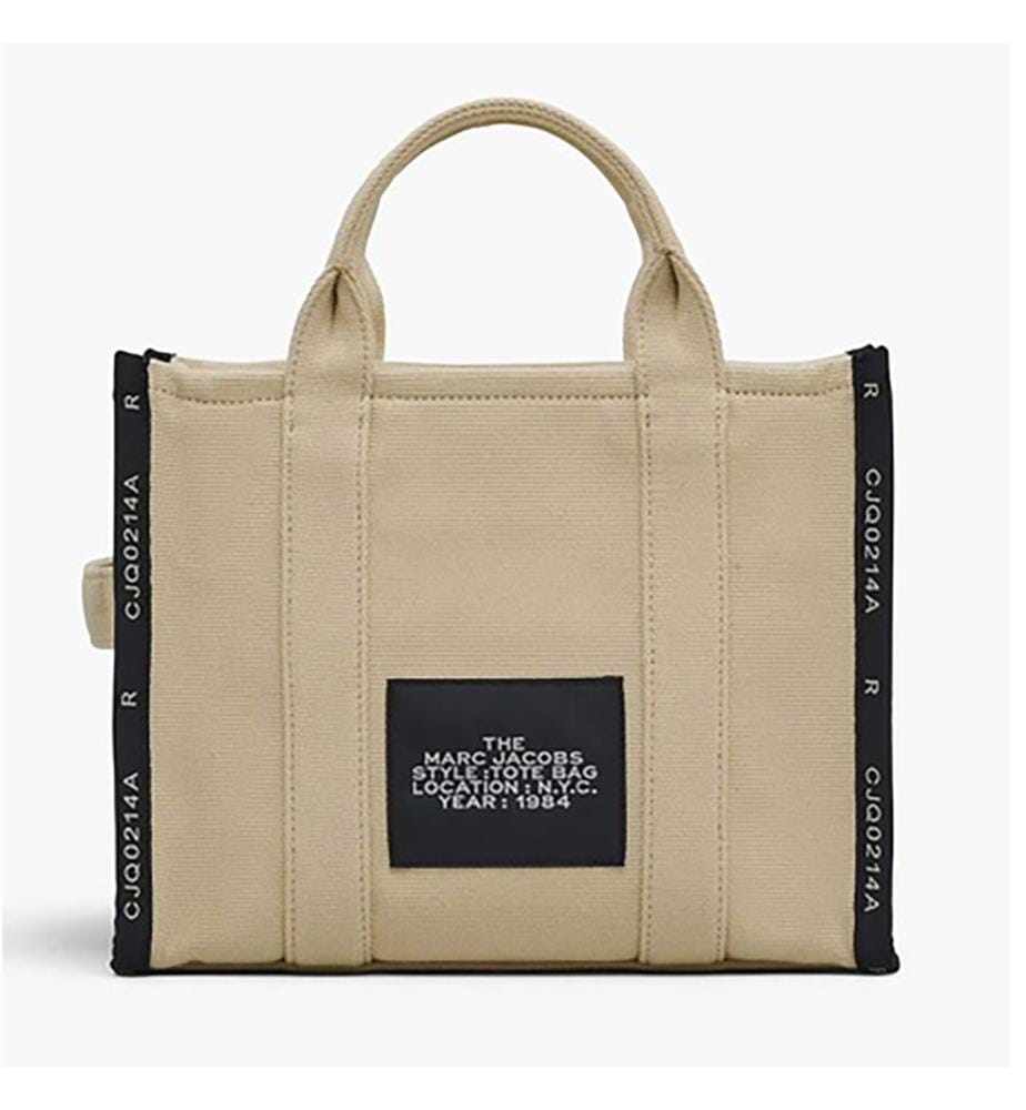 "The Jacquard Medium Tote Bag" Bag - Sable