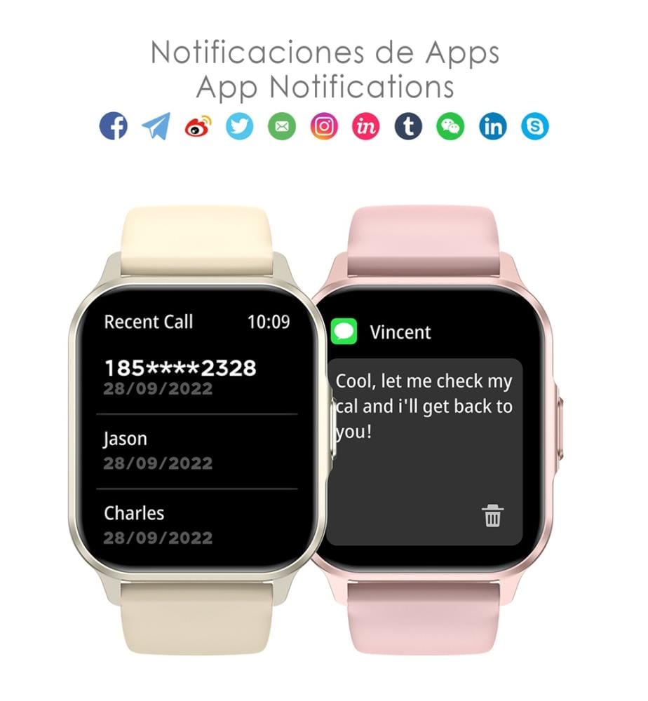 Orologio connesso ZW36 con notifiche da app, olt… | DeinDeal