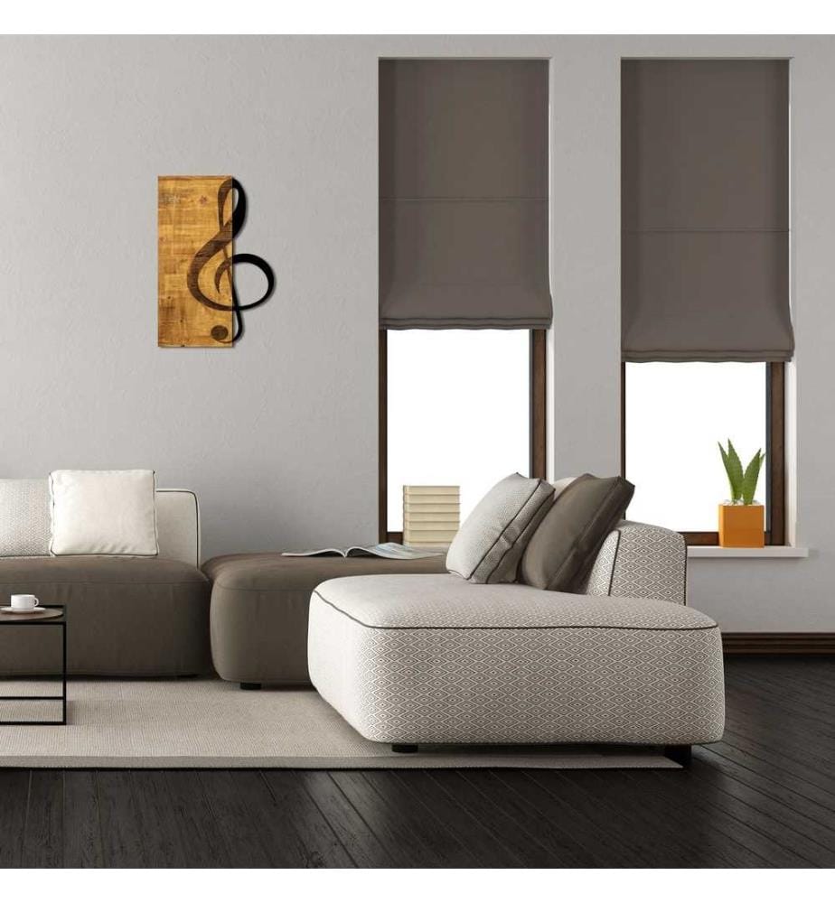 Wallxpert Decorative Wooden Wall Accessory, Waln… | DeinDeal