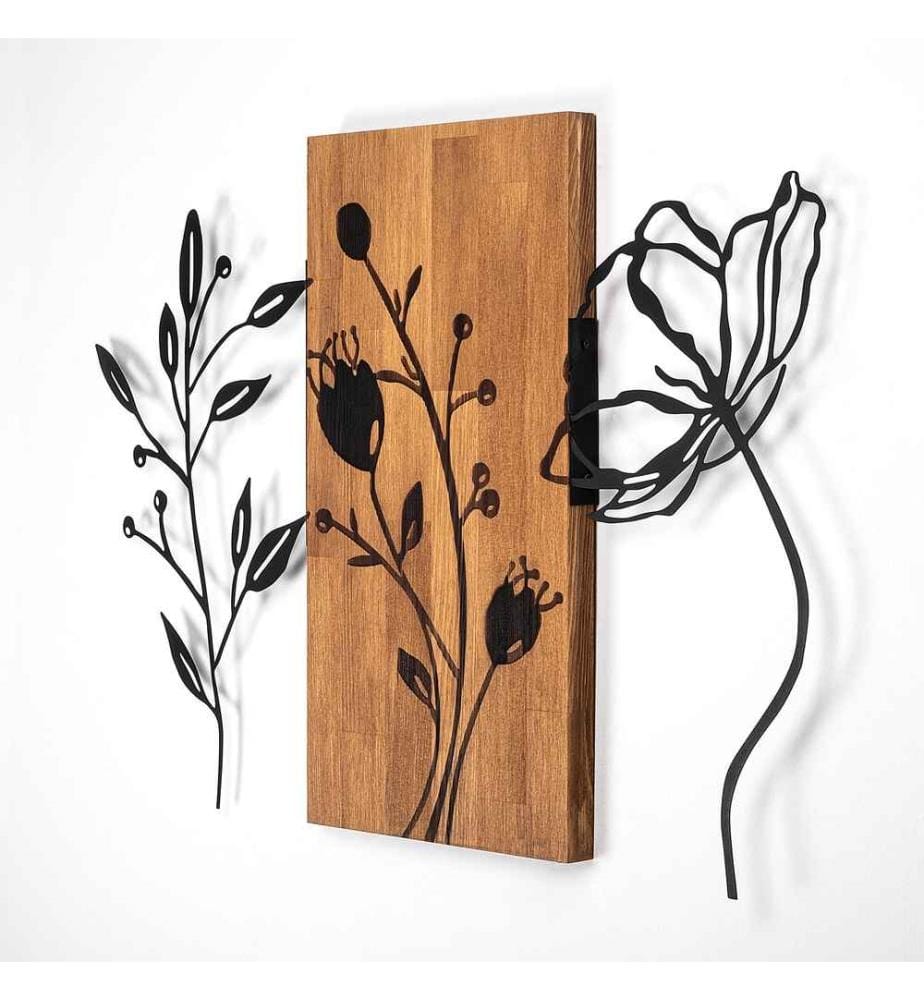 Wallxpert Decorative Wooden Wall Accessory, Waln… | DeinDeal