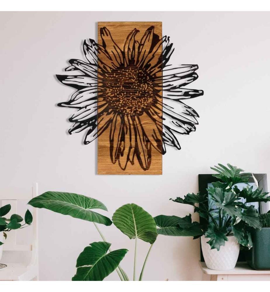 Wallxpert Decorative Wooden Wall Accessory, Blac… | DeinDeal