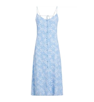 Kleid - Blau und Weiss