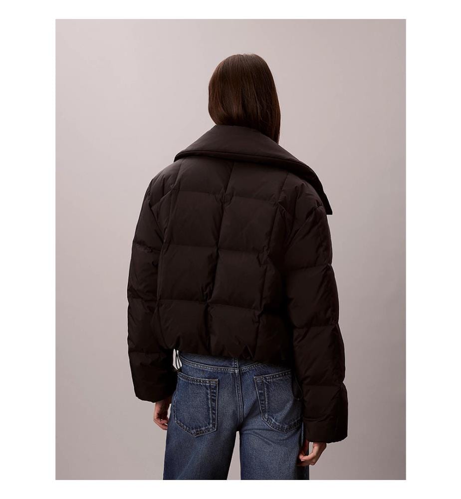 Kurze Daunenjacke – Schwarz