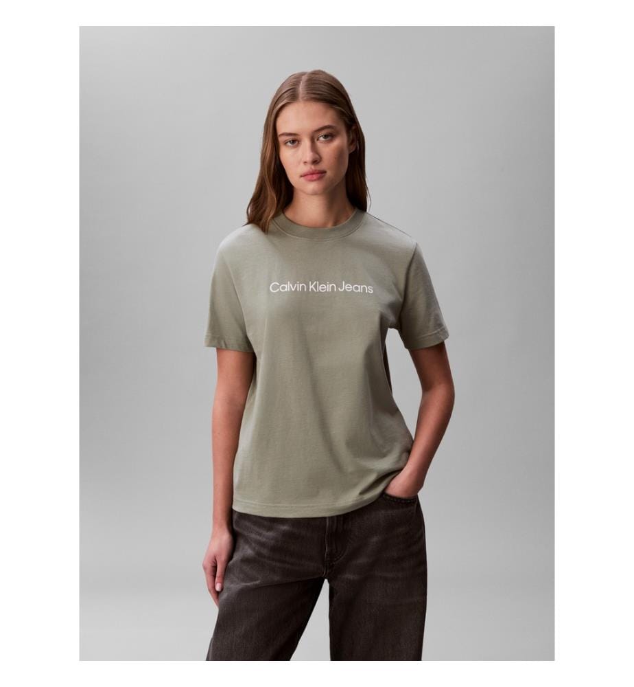 T-Shirt A-Inst. Logo Classic Tee - Beige