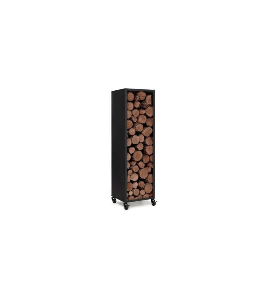 Idomya Vertical log rack 120cm with castors - Ma… | DeinDeal