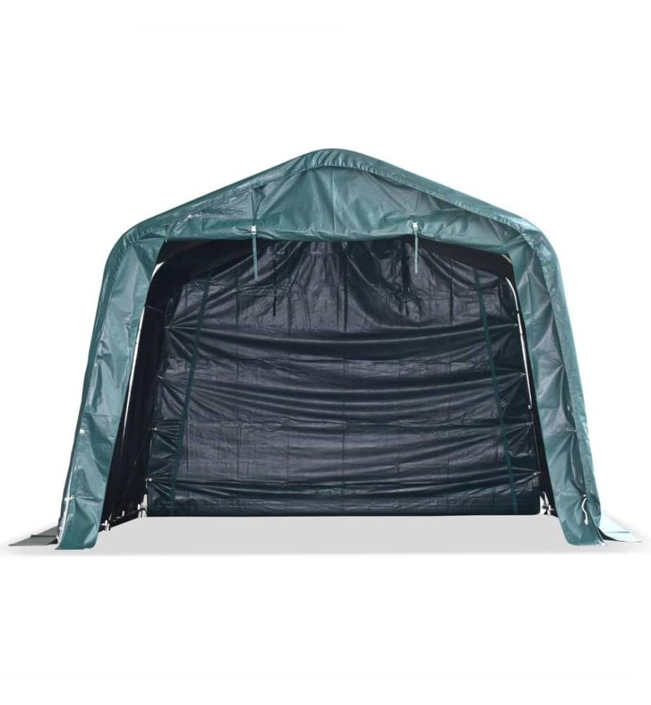 Weidezelt PVC 550 g/m² 3,3×3,2 m Dunkelgrün