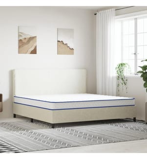 Matelas en mousse à mémoire de forme 200 x 180 x 17 cm doux