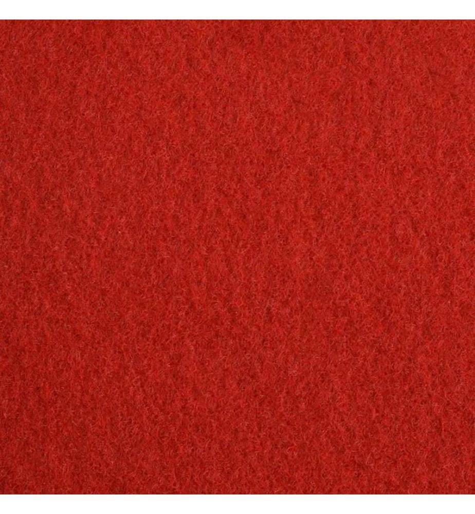 Messeteppich Glatt 1x24 m Rot