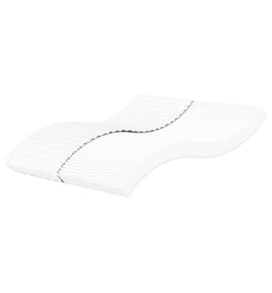 Matelas en mousse blanc 200x200 cm dureté H2 H3
