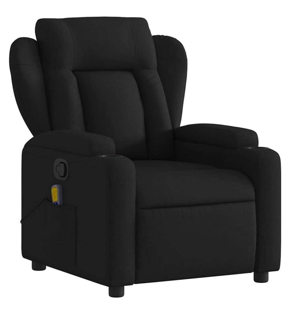 Massagesessel Schwarz Stoff