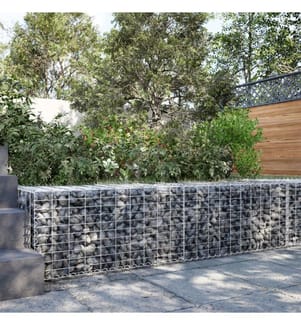 Panier gabion avec couvercle 200x50x50 cm fer galvanisé