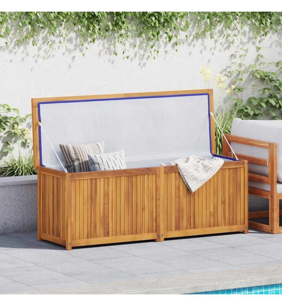 Gartenbox 150x50x55 cm Massivholz Teak