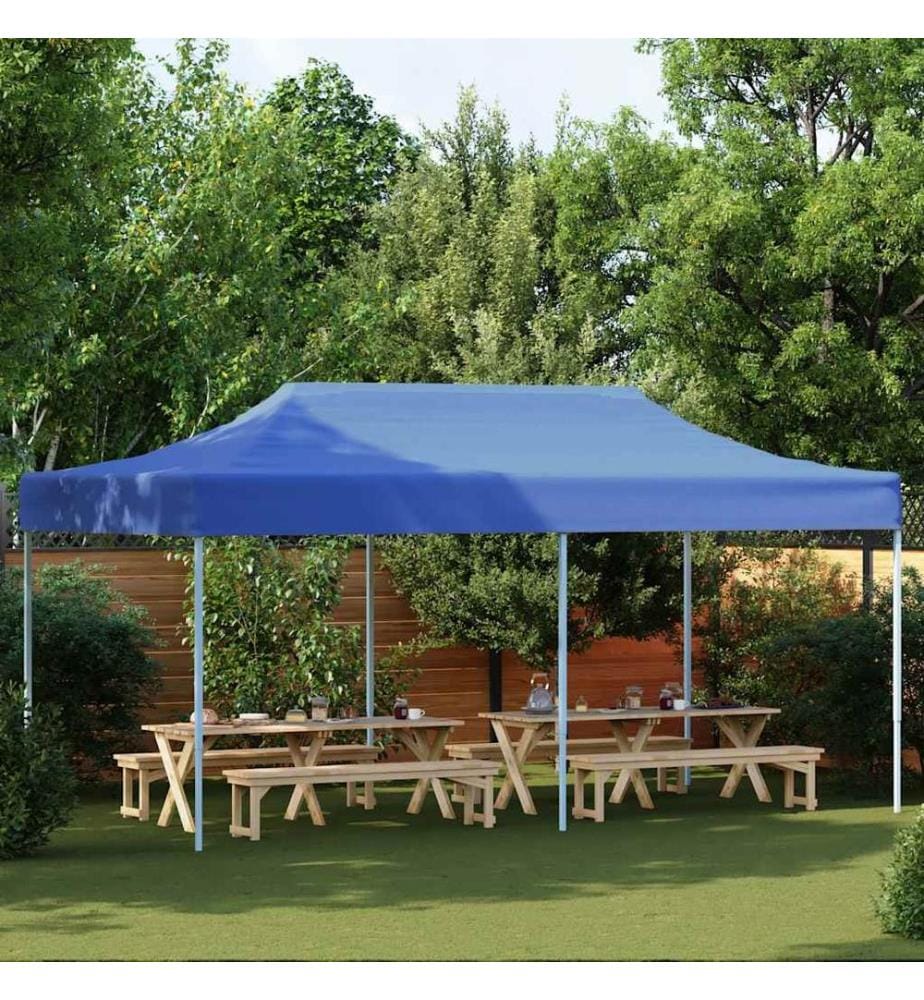 Faltzelt Pop-Up 3x6 m Blau