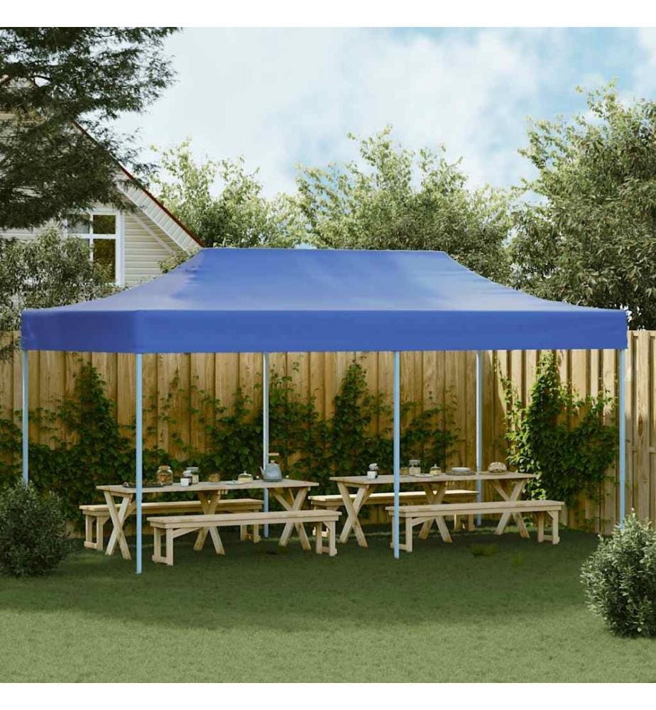 Faltzelt Pop-Up 3x6 m Blau