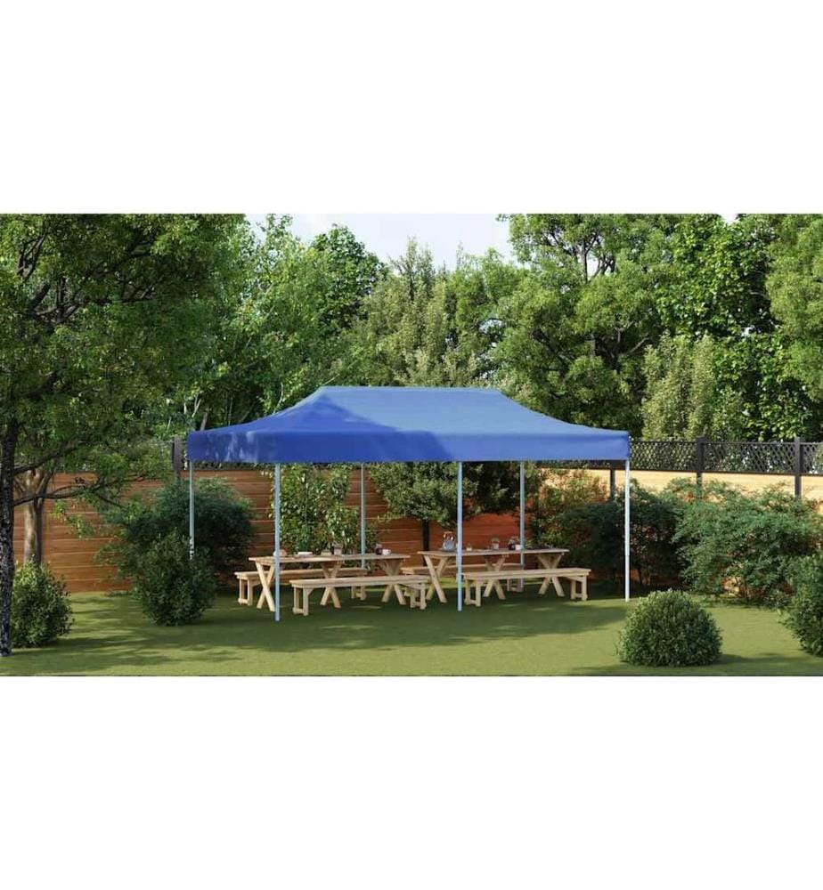 Faltzelt Pop-Up 3x6 m Blau