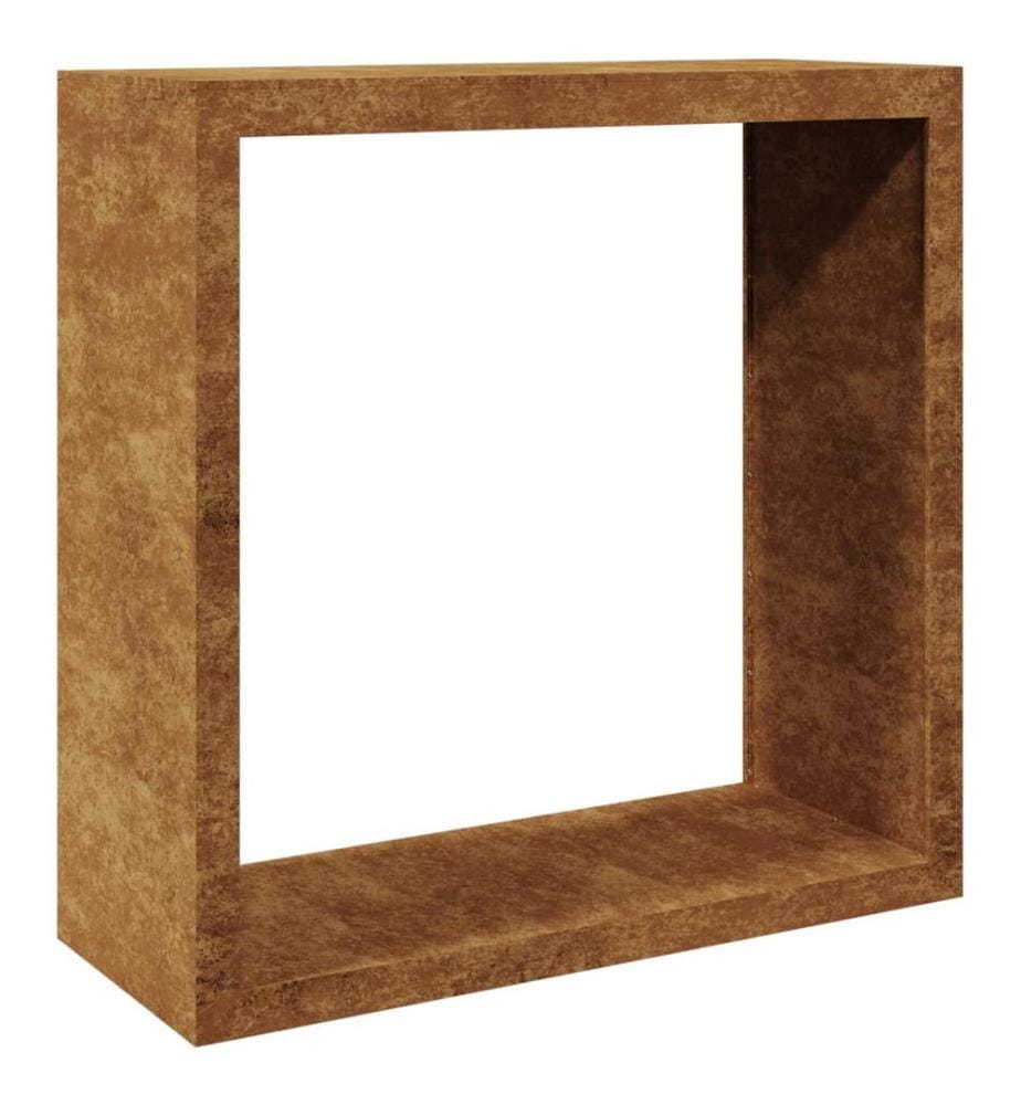 Étagère à bois 100x40x100 cm acier résistant aux intempéries