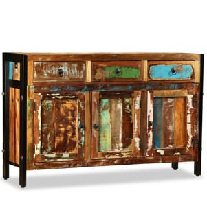 Sideboard Altholz Massiv 120x35x76 cm