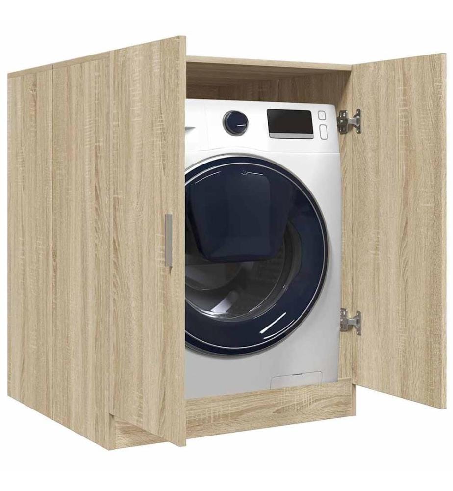 Meuble pour machine à laver chêne sonoma 70,5x71,5x91,5 cm