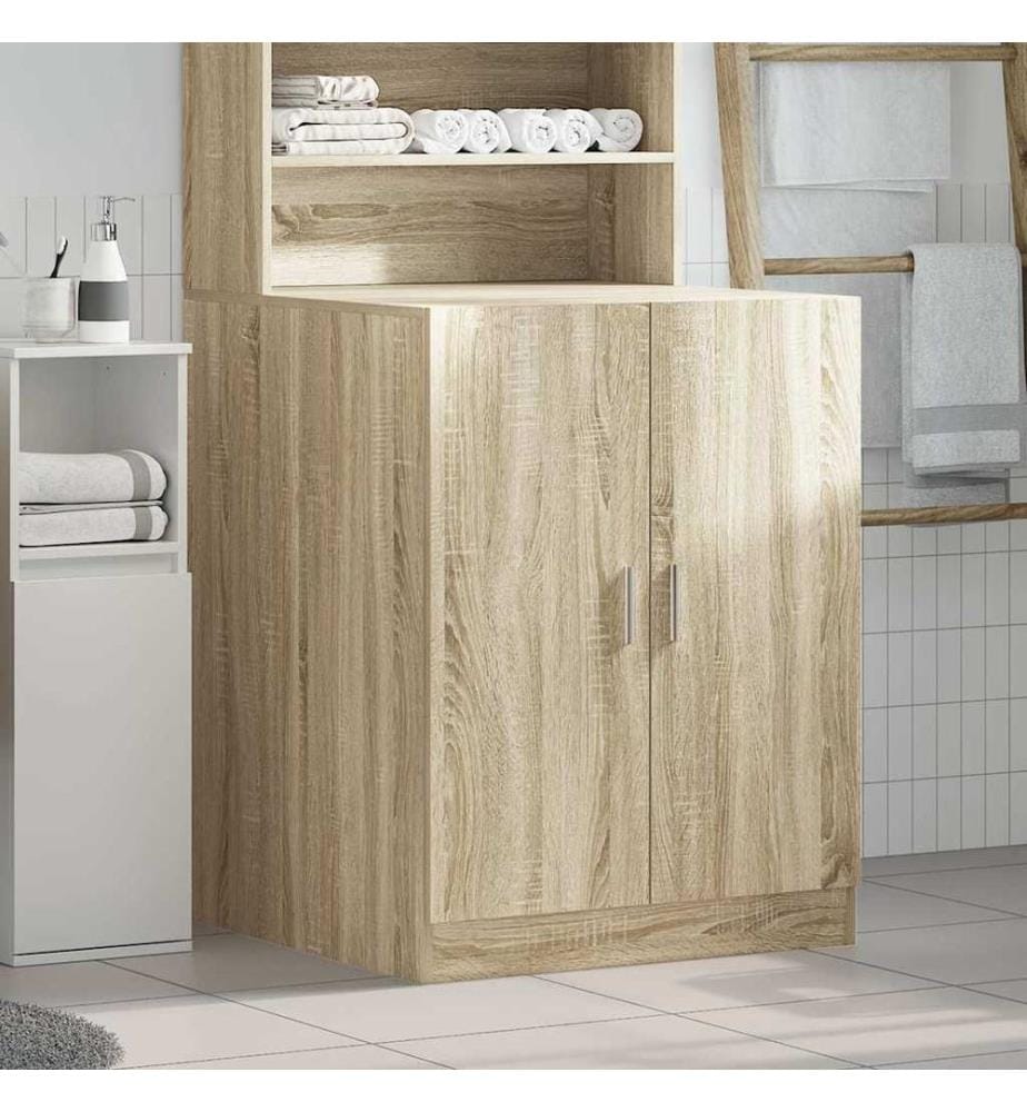 Meuble pour machine à laver chêne sonoma 70,5x71,5x91,5 cm